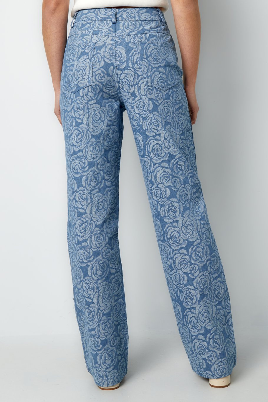 Flower fusion pants - light blue Picture7